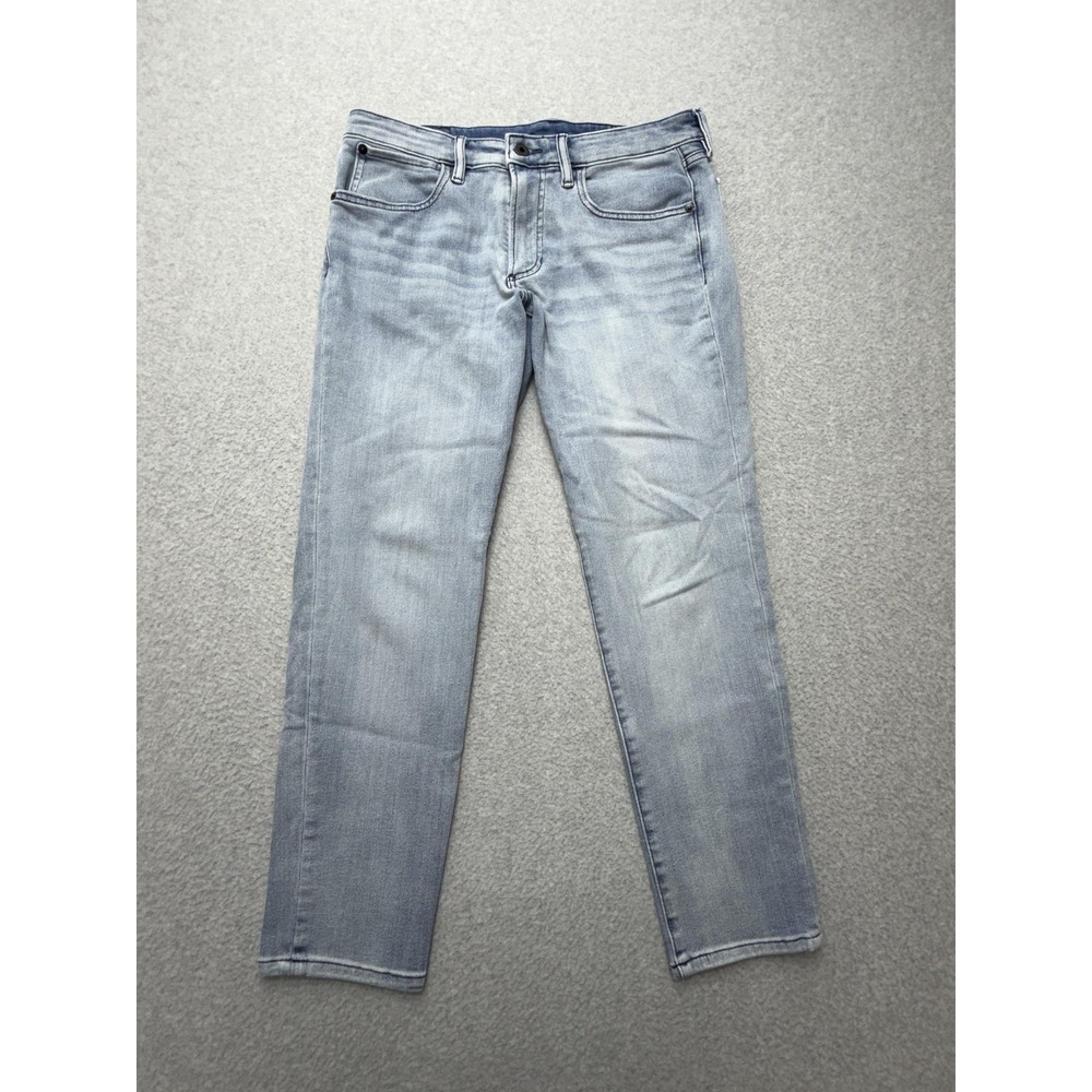 Bonobos Slim Taper Jeans Mens 31x30 Light Wash Blue Stretch Denim Pants Casual